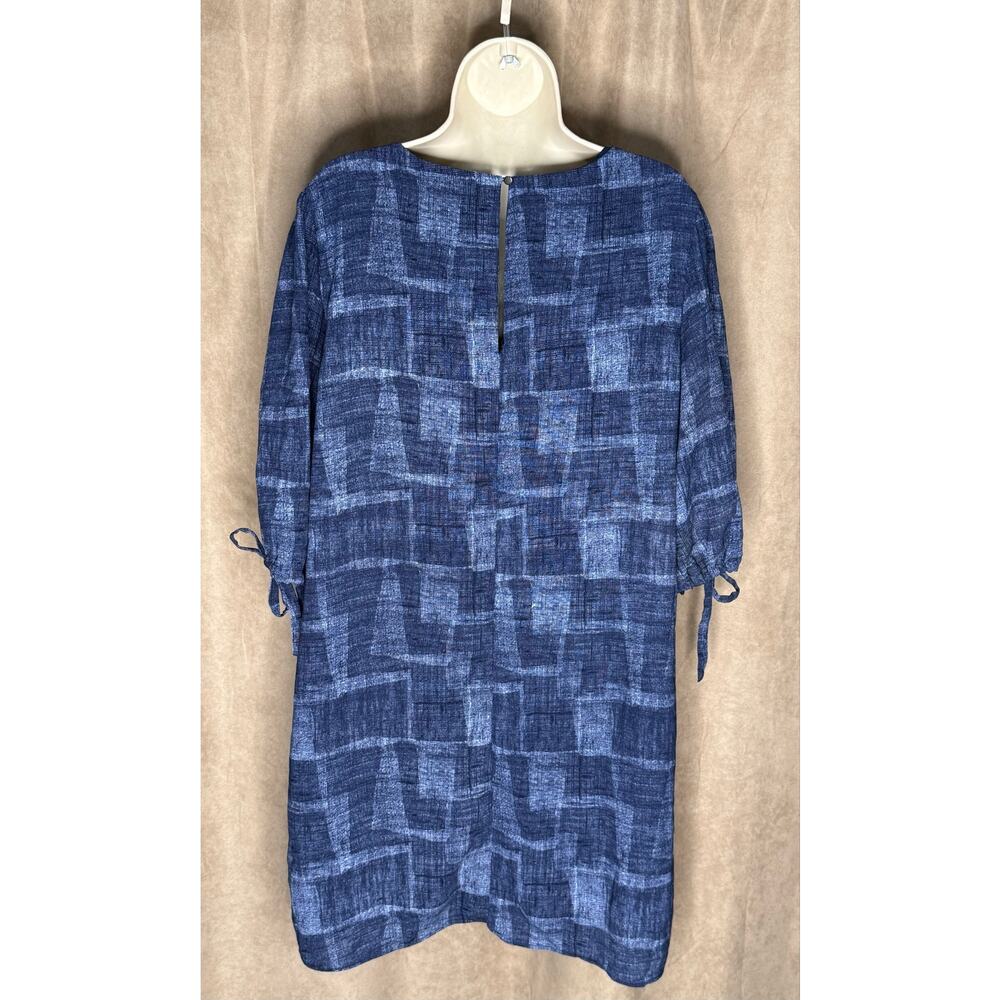 Mossimo Blue Tie Sleeve Shift Dress XXL NWT - Picture 5 of 8